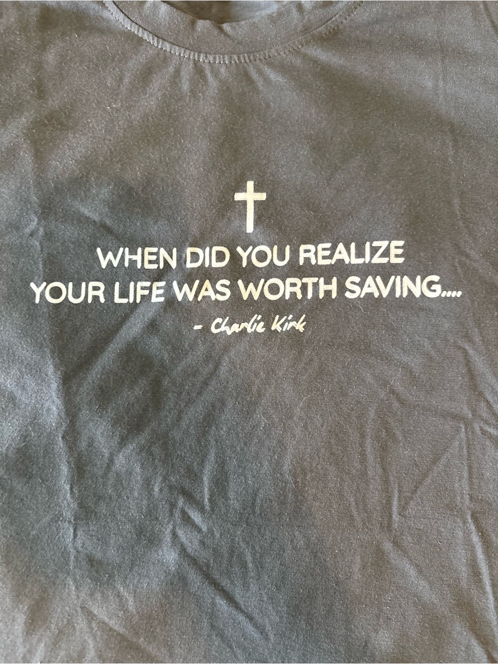 Woman’s Charlie Kirk Tee